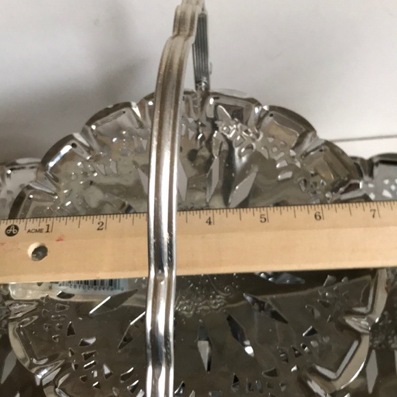 Collapsable Chrome Plated  2 Tiered pastry server - Picture 7 of 13